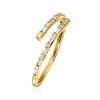 RS Pure by Ross-Simons 0.23 ct. t.w. Diamond Bypass Ring in 14kt Yellow Gold - 2 of 4