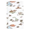 Hudson Baby Cotton Flannel Burp Cloths, Dinosaur Adventures 10-Pack, One Size - 3 of 4