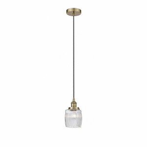 Innovations Lighting Colton 1 - Light Pendant in  Antique Brass - 1 of 1