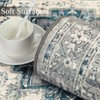 8x10 Washable Rug Anti-Slip Low Pile Thin Rugs for Bedroom Vintage Floral Accent Carpet - 3 of 4