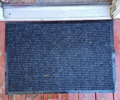 Oversized Ribbed Indoor/outdoor Door Mat (24 X 36)-perfect For Mud-rooms,  High Traffic Areas, Garages, Doorways, And Everyday Home Use(dark Gray) :  Target