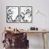 Stupell Industries Winter Ski Slopes Mountain 2 Piece Framed Giclee Art Set - 2 of 4