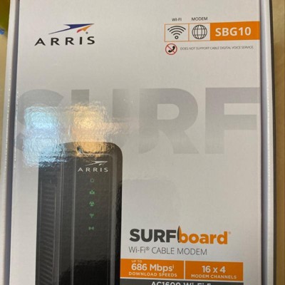 SBG10 SURFboard® DOCSIS® 3.0 Cable Modem & Wi-Fi® Router