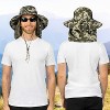 SUN CUBE Wide Brim Sun Hat Adults, Fishing Hats Sun UV Protection, Hiking Bucket Hat Safari Beach Boonie, UPF 50+ - 3 of 4