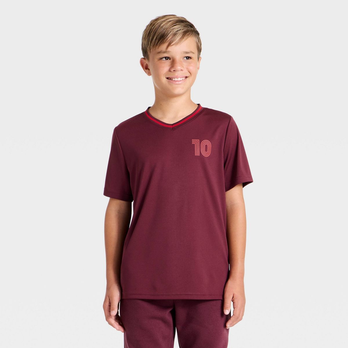 Boys' Short Sleeve Soccer Jersey Athletic T-Shirt - All In Motion™ - thumbnail 7