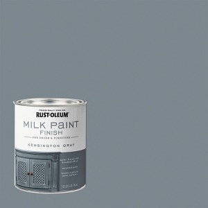 Rust-Oleum 2pk Milk Paint Kensington Gray - 1 of 4