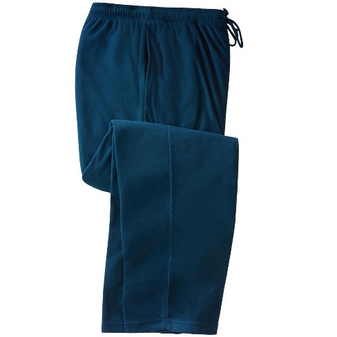 Kingsize Men's Big & Tall Solid Microfleece Pajama Pants - Tall - 2xl ...