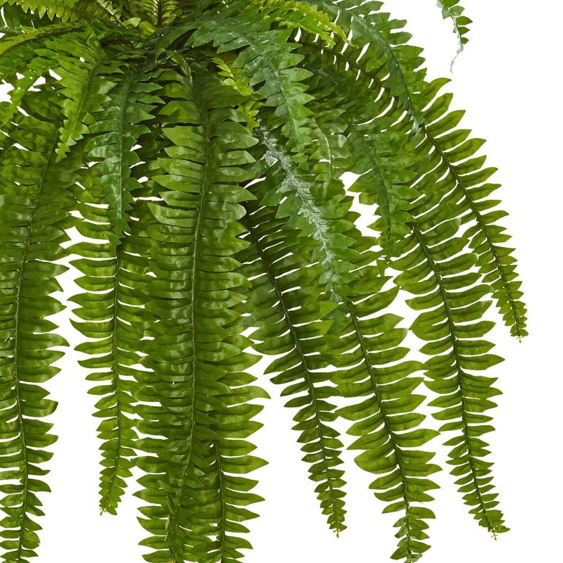 Set of 2 Artificial Boston Fern Plants - Nearly Natural, 3 of 5