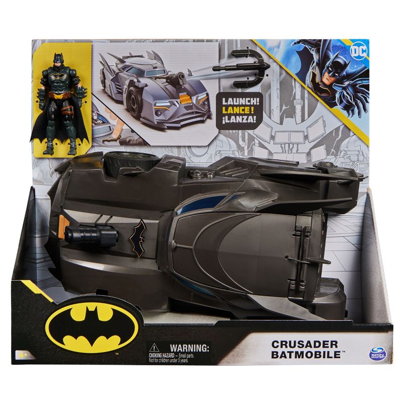 DC Comics Crusader Batmobile with Action Figure, 3 of 12