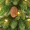 Puleo 3ct Pre-lit 3'/4'/5' Alpine Fir Artificial Christmas Tree: PVC, Indoor/Outdoor, Tree Stand Included - 3 of 4