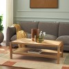 Omara 1 Shelf Coffee Table - COF2316A - Natural - Safavieh - 2 of 4