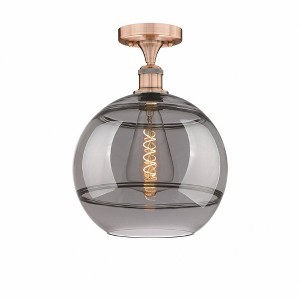 Rochester - 1 Light Semi-Flush Mount In Industrial Style-13.5 Inches Tall and 12 Inches Wide - 1 of 1