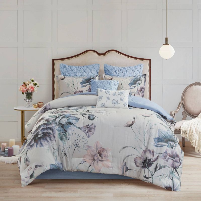 Maddy Cotton Printed Comforter Set, 4 of 19