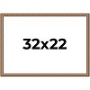 PosterPalooza | Slim Profile Gold Picture Frame - UV Acrylic, Backing Board, Hanging Hardware Included - 2 of 4