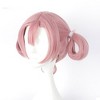Unique Bargains Women's Wigs 14" Pink with Wig Cap - 3 of 4