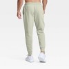 Men's Cotton Fleece Jogger Pants - All In Motion™ - 2 of 3