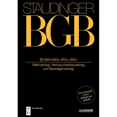 §§ 650i-650o; 650u-650v - by  Johannes Meier & Olrik Vogel (Hardcover)