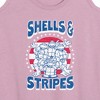 Women's - Teenage Mutant Ninja Turtles - Shells And Stripes Graphic Racerback Tank - 2 of 4