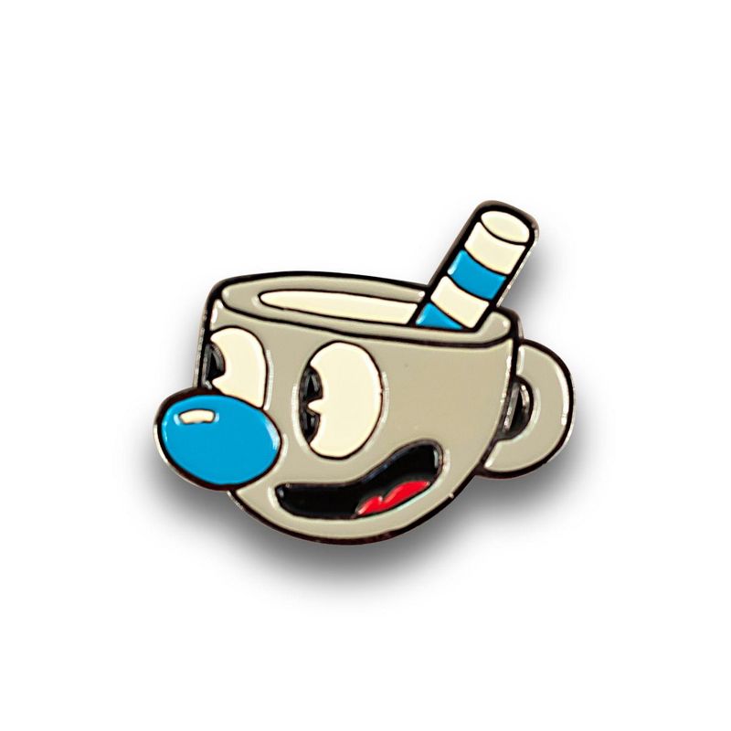 Just Funky OFFICIAL Mugman Enamel Collector Pin | Collectable Cuphead Video Game Pin, 2 of 5