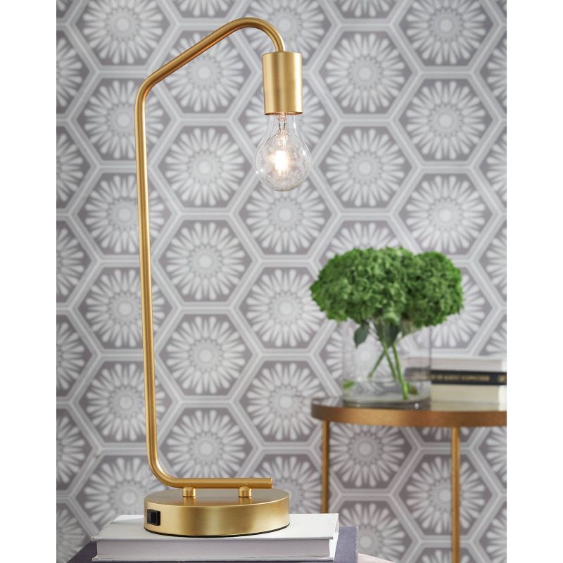 Covybend Metal Desk Lamp Gold - Signature Design by Ashley, 3 of 4