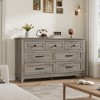 7 Dresser for Bedroom, 54" Wide Drawer Dresser with Storage Freestanding, Wooden Closet Storage Chest for Living Room, Bedroom, Office - 4 of 4