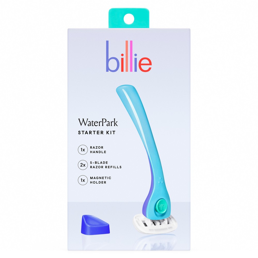 Photos - Shaver Billie Women's Waterpark Razor Kit - 1 Handle + Magnetic Holder + 2 Blade