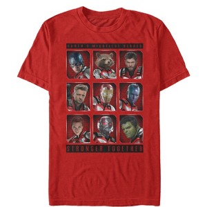 Men's Marvel Avengers: Endgame Stronger Together Bingo T-Shirt - 1 of 4