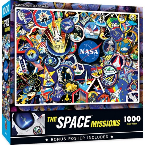 Masterpieces 1000 Piece Jigsaw Puzzle - The Nasa Missions - 19.25