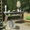 Babette Console Table - Indoor/Outdoor - VNN1020 - Dark Grey - Safavieh - 3 of 4