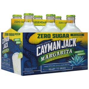Cayman Jack Margarita Zero - 6pk/11.2 fl oz Bottles - 1 of 4