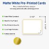 Avery 4.25" x 5.5" Cards, Gold Double Border with Florals, 20 ct - 2 of 4