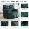Lyngins Corduroy Bean Bag Sofas for Kids and Adults,Comfy Lazy Sofa Chairs with Memory Sponge for Living Room - 4 of 4