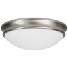 Access Lighting Atom 1 - Light Flush Mount in  Brushed Steel - 2 of 4