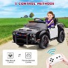 Coucheta Licensed Dodge Challenger Kids Electric Car, 12V Battery Powered Ride On Car with Parent Remote Control, LED Headlights & Music - 4 of 4