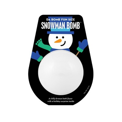 Da Bomb Bath Fizzers Snowman Bath Bomb - 3.5oz