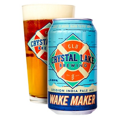 Crystal Lake Wake Maker Session IPA Beer - 6pk/12 fl oz Cans