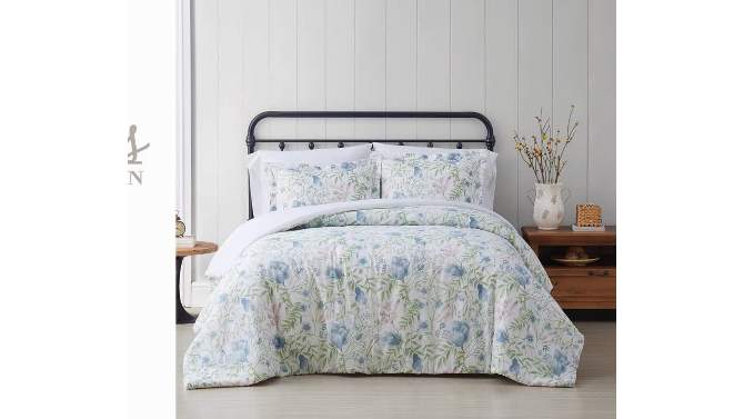Cottage Classics Field Floral Comforter Set, 2 of 6, play video
