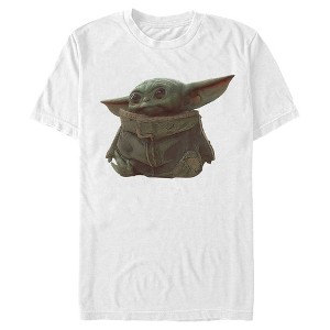 Men's Star Wars The Mandalorian The Child Portrait T-Shirt - 1 of 4