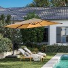 YARDGRACE Patio Umbrella Outdoor, 9/10 Feet Cantilever Umbrella Aluminum Offset Umbrella with 360-degree Rotation - 2 of 4