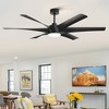 Airsurfer 65" Windmill Ceiling Fan with Dimmable Color-Changing LED, 6 ABS Blades, Reversible DC Motor & Remote - 2 of 4