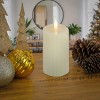 11" HGTV LED Real Motion Flameless Ivory Candle Warm White Lights - National Tree Company - 2 of 4