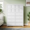 Tall Dresser for Bedroom, White Dressers & Chests of Drawers with 16 Drawers - 2 of 4