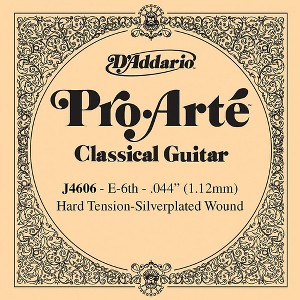 D'Addario J46 E-6 Pro-Arte SP Hard Single Classical Guitar String - 1 of 2