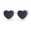 Roshambo Bend-in-Half Flexible Heart Kids Sunglasses | Made in Italy | Polarized UV400 Lens | Carrying Sleeve, Silicone Strap & Ear Locks Included! - 2 of 4
