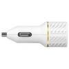 OtterBox USB-A 12W to USB-C 18W Two-pack Car charger - Cloud Dust (White) (78-80561) - Certified Refurbished - 2 of 3