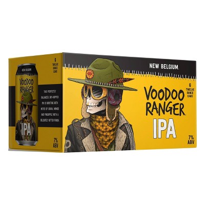 New Belgium Voodoo Ranger IPA Beer - 6pk/12 fl oz Cans