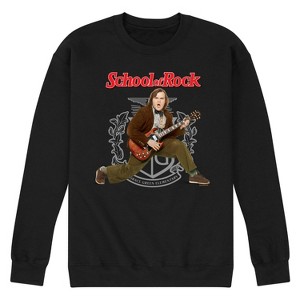 Men's - School of Rock - Dewey Finn Playing the Guitar Graphic Fleece Sweatshirt - 1 of 4