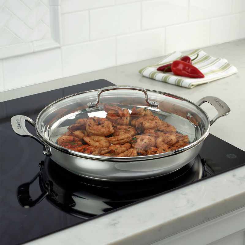 Cuisinart Classic 12&#34; Stainless Steel Everyday Pan with Cover - 8325-30D, 5 of 6