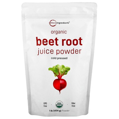 Micro Ingredients Organic Beet Juice Powder, 1 lb (454 g)