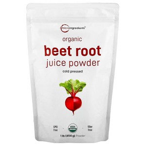 Micro Ingredients Organic Beet Juice Powder, 1 lb (454 g) - 1 of 2